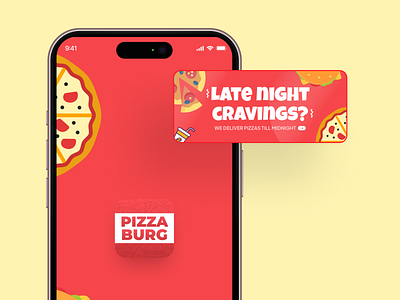 Pizza Delivery App 3d animation app appdesign booking branding component creative design graphic design illustration logo mobile motion graphics pizza product system ui ux