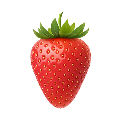 Strawberry Detailed hyper realistic vector beautiful best freshness illustration realistic red seed strawberries sweet vector