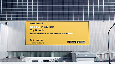 Spec Ad | Bumble | ADManiac Competition branding branding identity bumble graphic design marketing