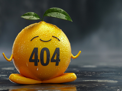 404 error 3d 404 ai animation art branding design dubai emirates graphic graphic design illustration job lemon logo midjourney motion graphics ui usa ux