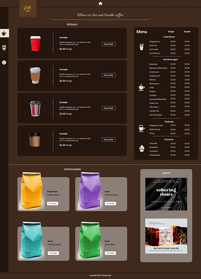 ds_coffee branding graphic design logo ui ux