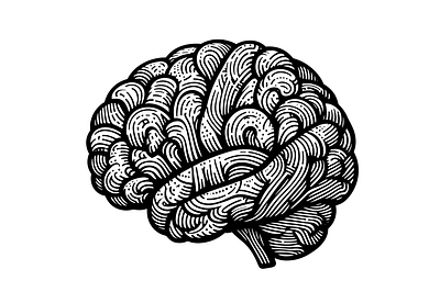 Brain SVG design