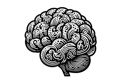 Brain SVG design