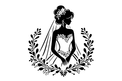 Bride SVG design