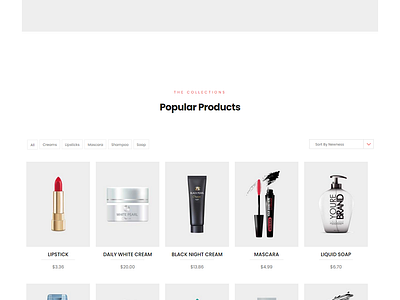 Cosmetic Website cosmetic website development mondol proshanto web web design website wordpress