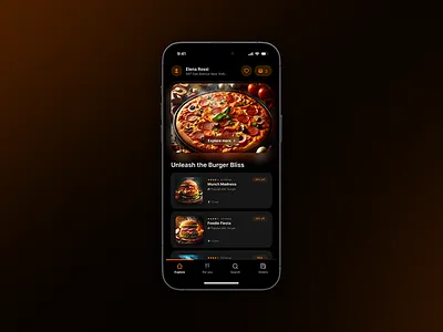 Bite Burst UI-UX Design app app design branding design figma product prototyping service ui uiux user interface ux visual design web web design website wireframe
