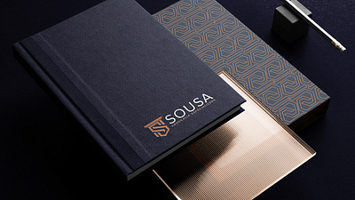 Sousa Advocacia | Visual Identity book branding design download free freebie graphic design logo mockup mockup cloud mockupcloud