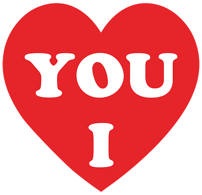 I Love You branding graphic design logo romance