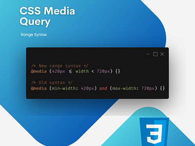 CSS Media Queries - Range Syntax css web webdevelopment