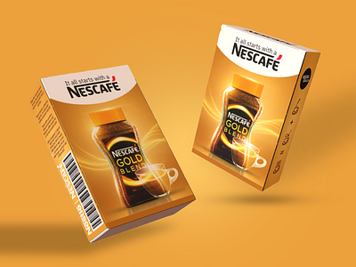 Packaging Design | Coffee Packaging adobe illustrator adobe photoshop branding coffee design gold gold coffee graphic design nescafe packaging packaging design product product packaging