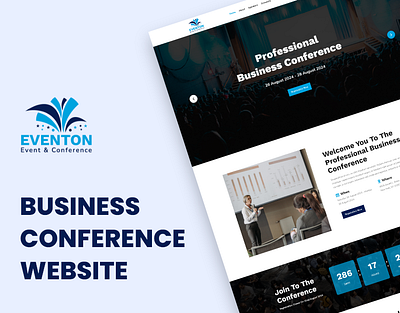 EventOn | Business Conference Landing Page adobe xd branding business conference creative design event icon design landing page ui ui design uiux web web design website website design