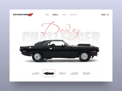 Dodge Car - Landing Page adobe best car design dodge landing landingpage layout race top trend trending ui ux web webpage website