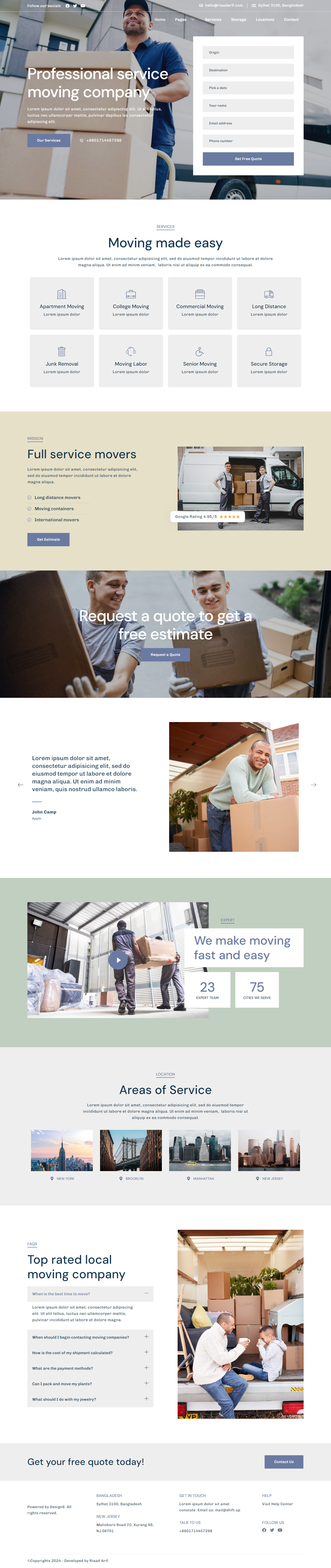 Moving Company | Local Movers | Trucking | Removalist Website commercial moving design house moving website local movers website movers website moving company website relocation website repsonsive website design shipment website storage services website storage website top 10 moving website transportation website trucking website design ui website design wordpress landing wordpress removalist website wordpress service website wordpress website