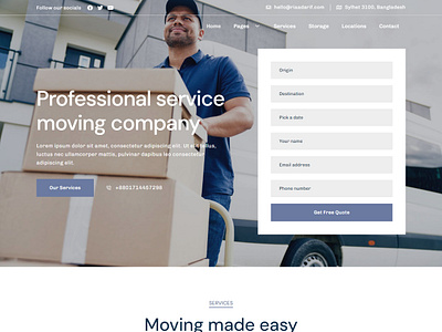 Moving Company | Local Movers | Trucking | Removalist Website commercial moving design house moving website local movers website movers website moving company website relocation website repsonsive website design shipment website storage services website storage website top 10 moving website transportation website trucking website design ui website design wordpress landing wordpress removalist website wordpress service website wordpress website