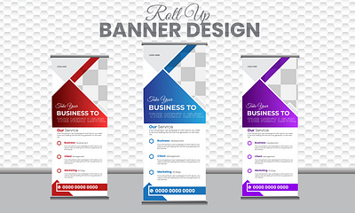 I will design a professional roll up banner 3d animation banner banner ads banner design billboard branding graphic design logo motion graphics pop up banner pull up banner retractable banner roll up banner roller banner signage design ui