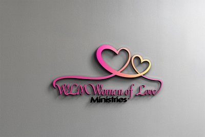 WLM Women Of Love Logo Design branding design graphic design illustration logo vector