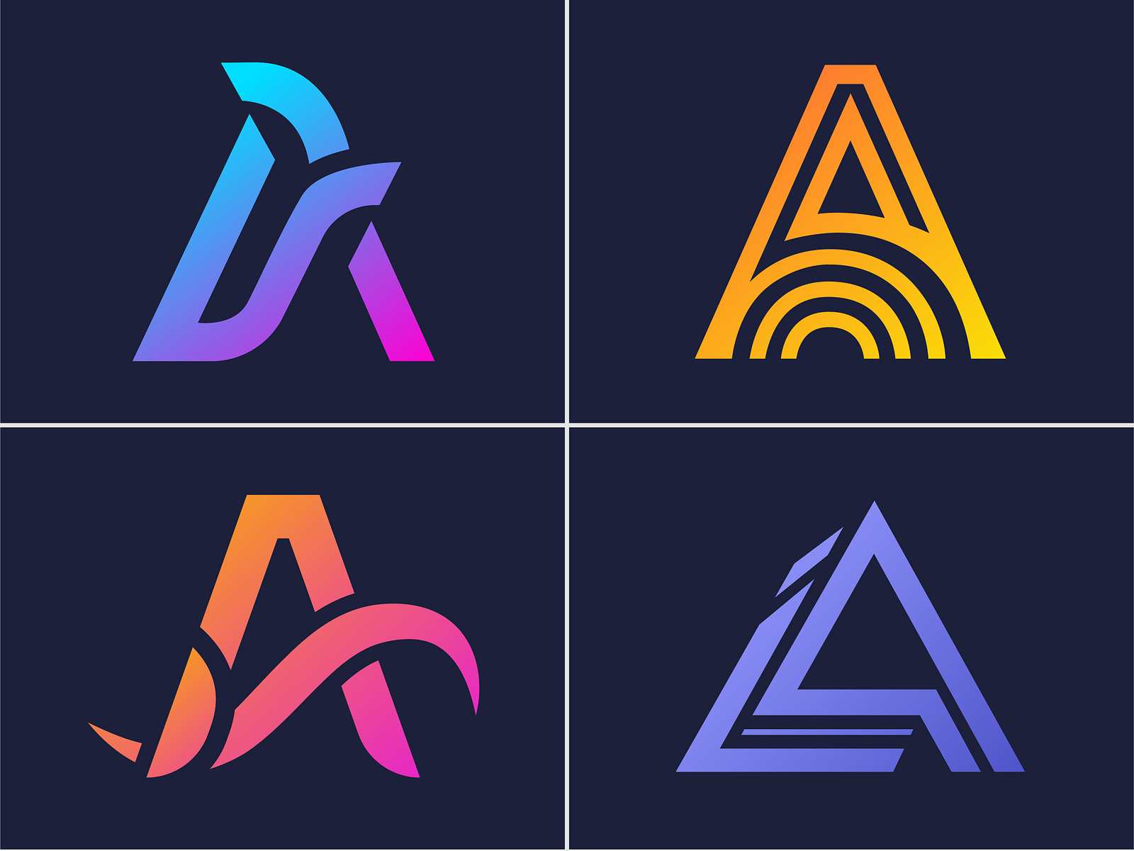 Letter A by Mist3r Habib on Dribbble