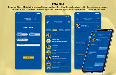 Daily #013 - Direct Message 012 challenge chat dailyui dailyui012 design figma ui uichat uidesigner ux