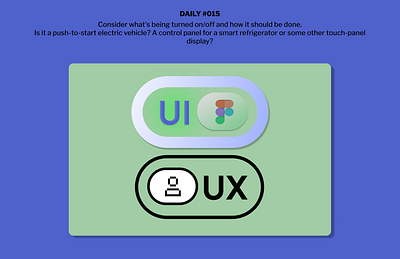 Daily #015 - On/Off Switcher 015 challenge daily015 dailyui design figma switcher ui ui015 uidesigner ux