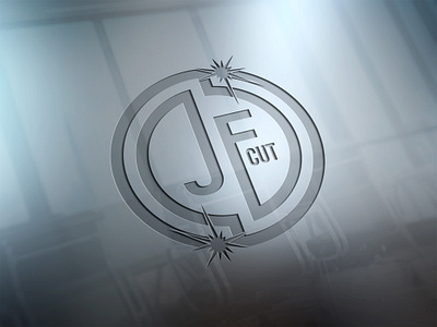 JF-Cut Branding branding clean design industrial logo logo design precision