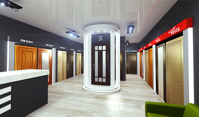 Shop design 3d