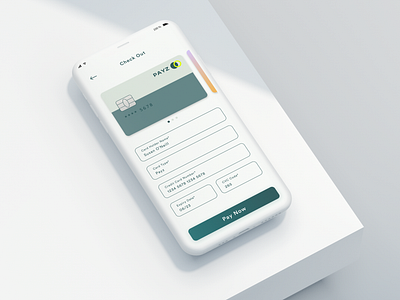 Payz App app banking bankingapp checkout checkoutscreen creditcard payment ui uidesign