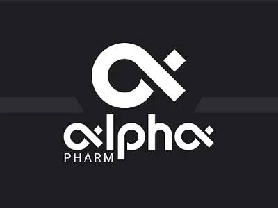 Alpha Pharm alpha branding graphic design illustrator logo logo design medical midecin pharm pharma