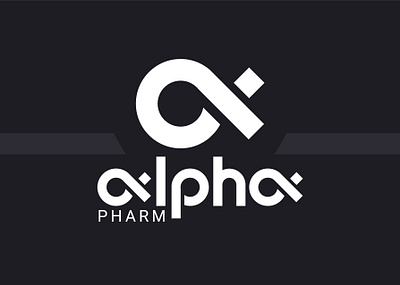 Alpha Pharm alpha branding graphic design illustrator logo logo design medical midecin pharm pharma