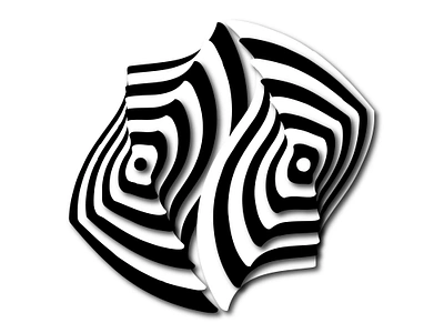 Monochrome Illusion 3d adobeillustrator animation branding graphic design logo motion graphics