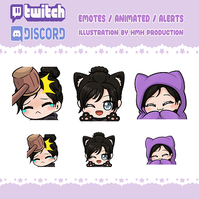 cute emotes avatar game commissions art