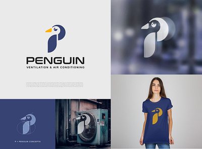 penguin ventilation 3d animation branding graphic design logo motion graphics ui