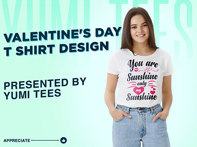 Valentine's Day T shirt Design customtshirt customtshirts designe tees tshirtdesign tshirtprinting typographydesign
