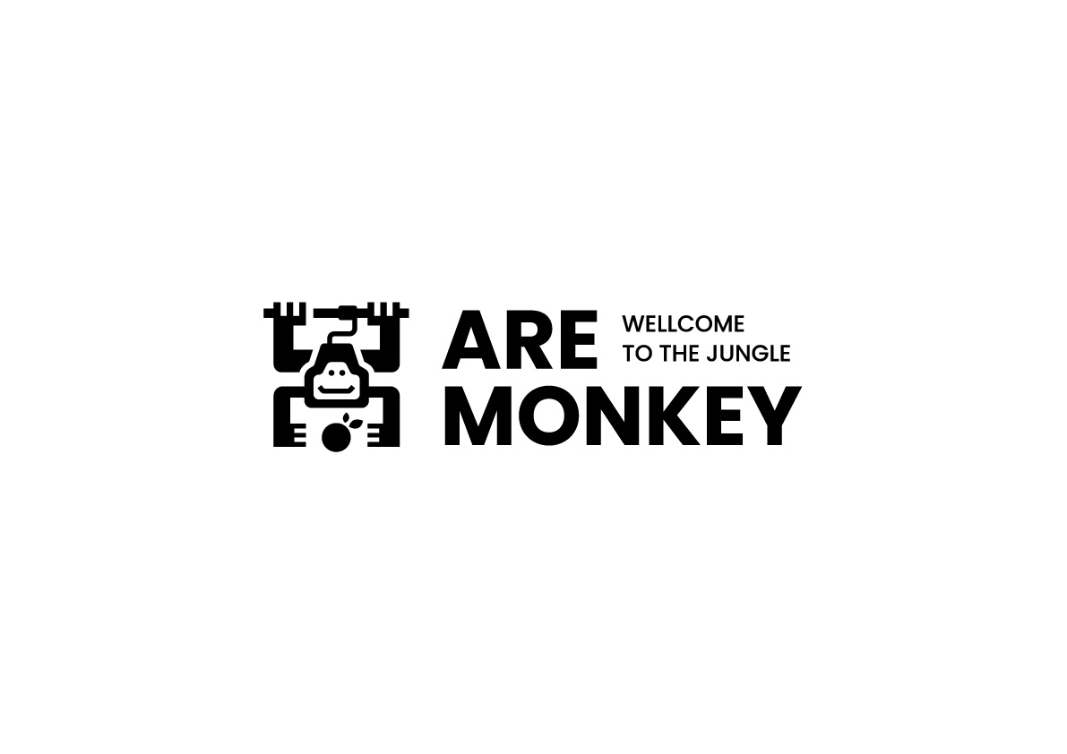 Monkey jungle logo by stonesuc on Dribbble