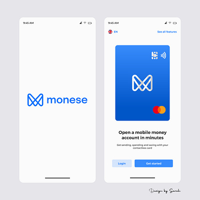 Re-designed Moneese Banking App app bank figma ui