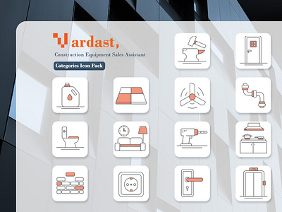 Vardast Icon Pack Design branding clean lines design efficiency dribbble perfection graphic design icon design icon pack iconic simplicity minimal icons pixel crafting sleek design ui vector artistry visual impact