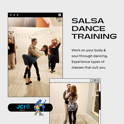 Salsa Training Recap combine design popup window