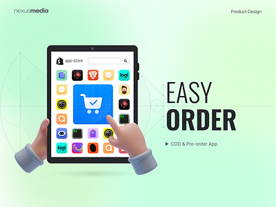 Easy order - Shopify app animation app branding design easy order graphic design icon illustration logo minimal nexusmedia product design shopify typography ui ux vector visual design web web app