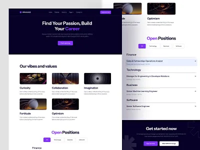 Career Page UI Design branding career career page design eliteflow illustration job job boards job page landing page logo ui web design webflow webflow template