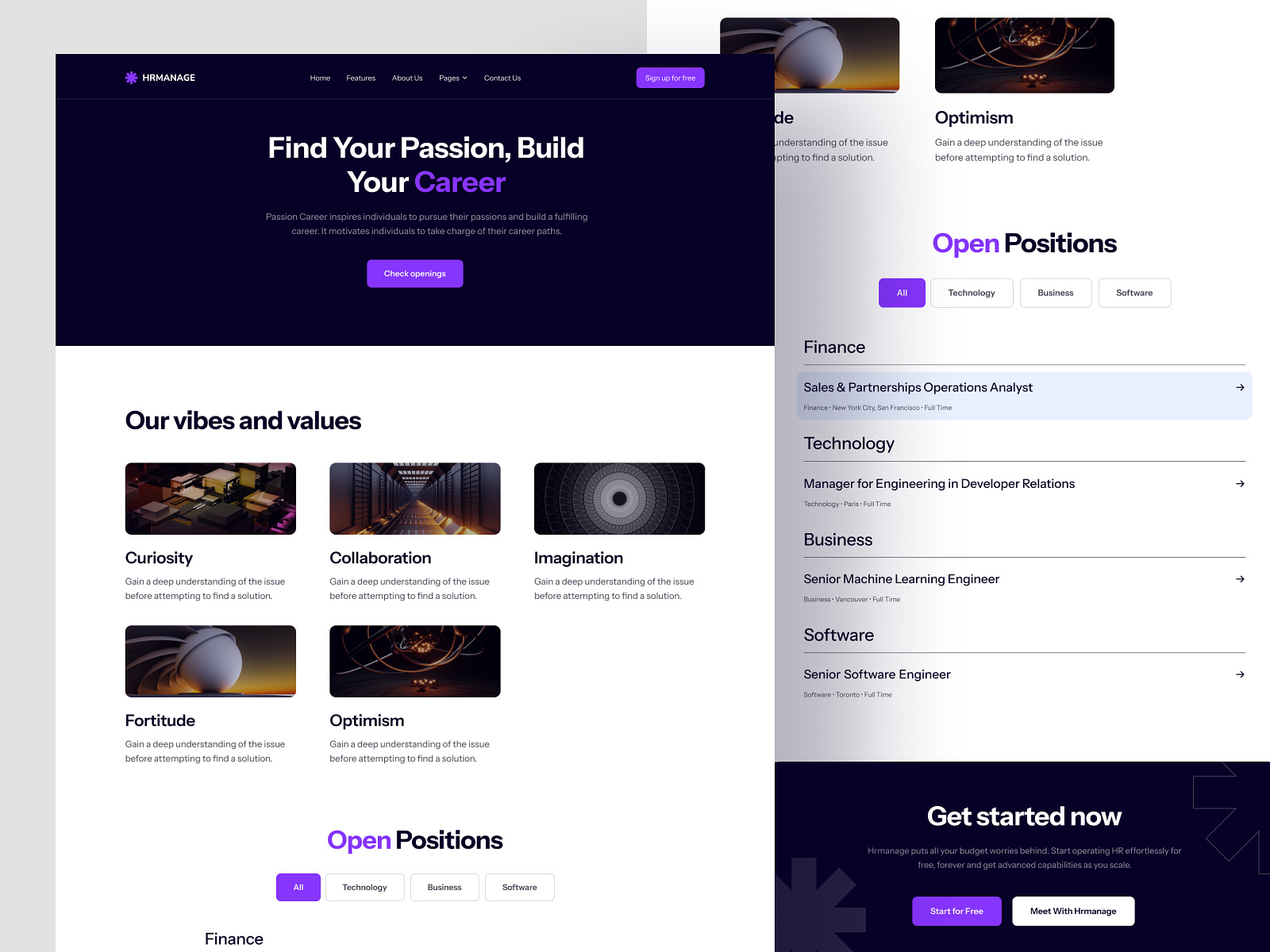 Career Page UI Design by Eliteflow on Dribbble