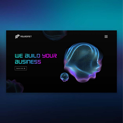 Neuronet 3d animation branding graphic design logo motion graphics ui