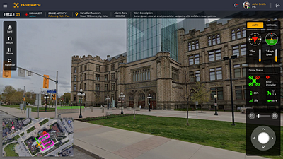 Pilot drone control app app dashboard desktopapp droneapp figma ui ux webapp xd