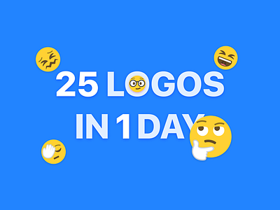 25 Logos in 1 Day? branding graphic design logo