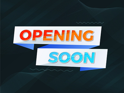 Opening Soon Banner Design banner design templates banner idea banner template branding design graphic design illustration sale banner sale design