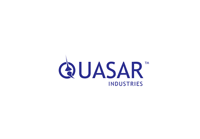 Quasar Industries (Daily Logo Challenge 1/50) branding flat graphic design logo modern simple vector