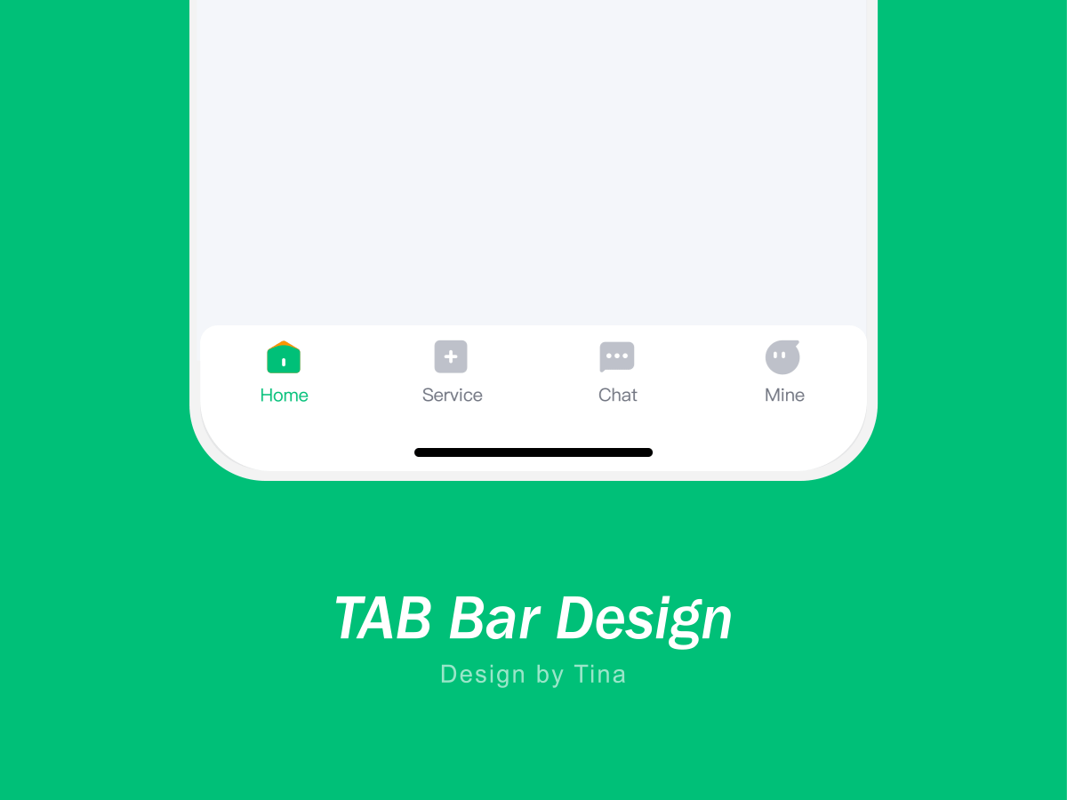 Tab app design ui
