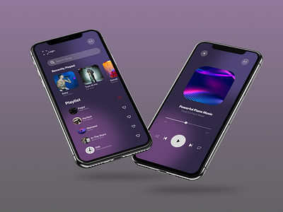 User Interface of Music App creativity daily ui design feel music figma mockups music music app music application music application ui shots ui ui design ux