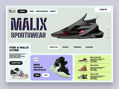 Online Shop ,Landing Page 2024 app design figma landingpage trends ui ux website