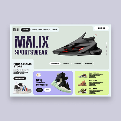 Online Shop ,Landing Page 2024 app design figma landingpage trends ui ux website