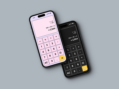 Day 4: Designing a calculator app dailyui design mobile ui ui design ux ux design