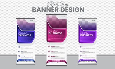 I will design a professional roll up banner upwork https://www. art banner design branding design illustration lettering love pull up banner retractable banner roll up banner undefined